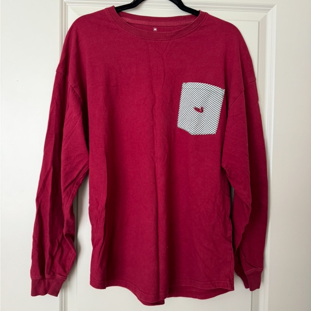 Southern Marsh Burgundy Long Sleeve Tee